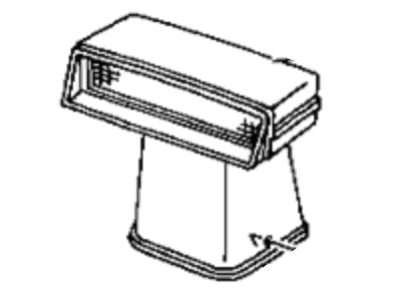 Mopar H202EK1 Lamp, High - Mounted Stop Lamp, W/Bulb & Socket