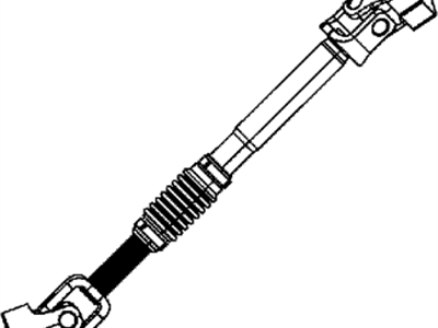 Jeep 55351281AF SHAFT Steering column intermediate