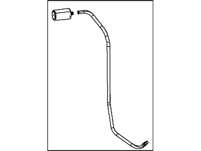 Jeep 52126039AB HOSE Fuel Filler Vent