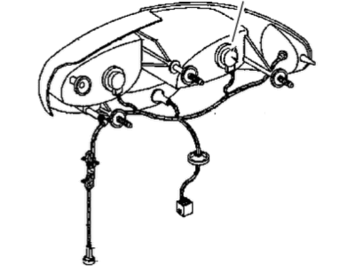 Mopar 5288608AB Lamp Tail Stop Turn