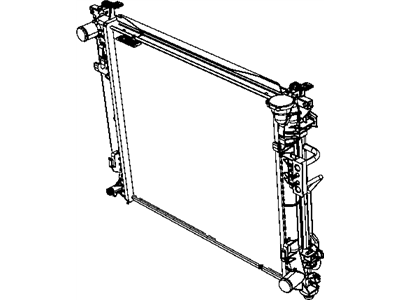 Dodge 68029894AA ISOLATOR Radiator Lower