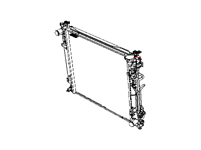 Dodge 4677751AA RADIATOR Engine Cooling