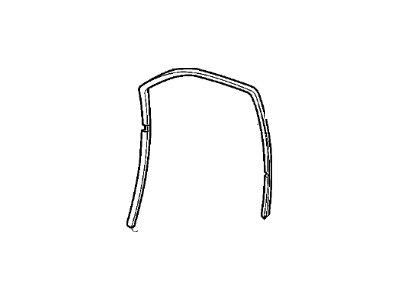 Jeep 55360959AA WEATHERSTRIP Glass Channel Run