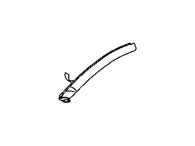 Dodge 4865569AD WEATHERSTRIP Folding Top Side Rail