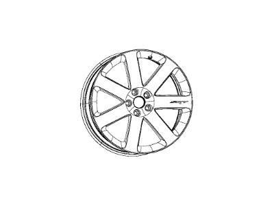 Chrysler 1PA56SZDAA WHEEL Aluminum