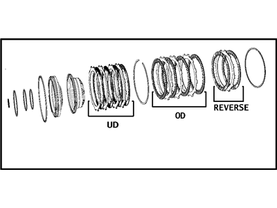 Mopar 5013090AH Clutch Kit Automatic Transmission Input