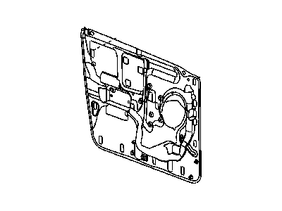 Dodge 55276172AE WATERSHIELD Front Door