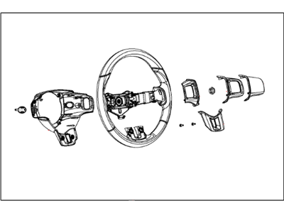 Dodge 1ZX28DX9AE WHEEL Steering