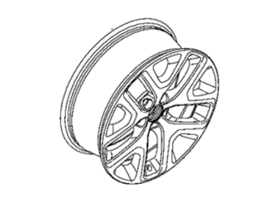 Jeep 6VP81LAUAA WHEEL Aluminum