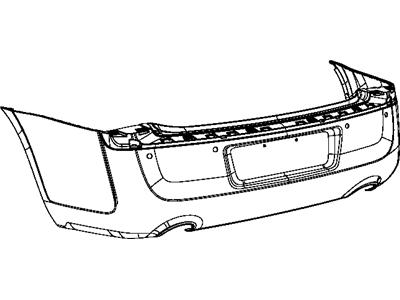 Chrysler 68127950AA FASCIA Rear