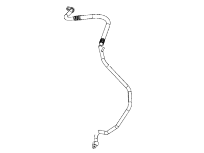Ram 68264471AD LINE A/C Suction Includes: Gaskets, Valve Core, Cap, Clips
