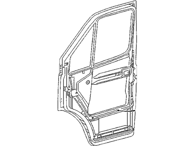 Dodge 5135988AA DOOR Front Shell