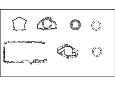 Chrysler 5139553AA Overhaul Gasket Set