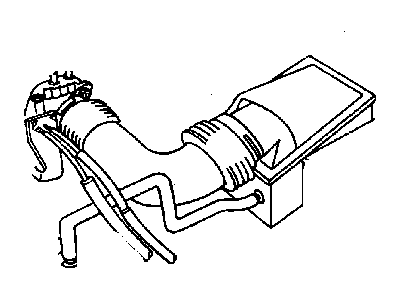 Chrysler Grand Voyager Air Intake Coupling - 4694646AB