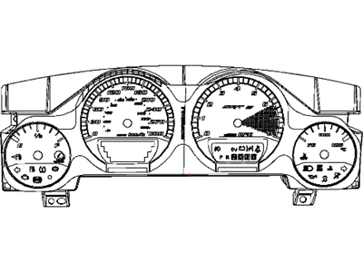 Dodge 68231660AA CLUSTER Instrument Panel