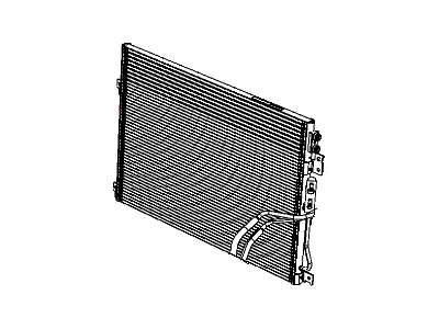 Mopar 55038003AE Cooler Condenser And Transmission Cooler, Receiver Drier