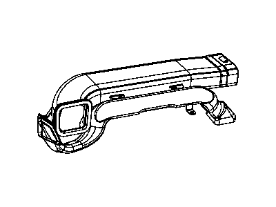 Ram 68109859AA DUCT A/C And Heater