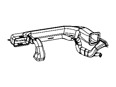 Mopar 68109869AA Duct A/C And Heater 68109869AA Mopar Duct A/C And Heater Illustration 1 of 1