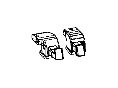 Mopar 68109856AB Duct A/C And Heater 68109856AB Mopar Duct A/C And Heater Illustration 1 of 1
