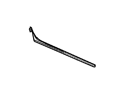 Mopar 55276202AC Weatherstrip, Door Belt