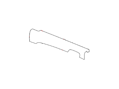 Mopar 1UF131X9AA Panel Rear Door Trim 1UF131X9AA Mopar Panel Rear Door Trim Illustration 1 of 1