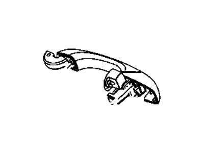 Dodge 1KR97KEPAC HANDLE Exterior Door