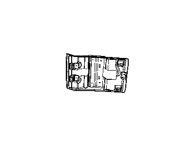 Mopar 68046077AA Retainer Overhead Console 68046077AA Mopar Retainer Overhead Console Illustration 1 of 1