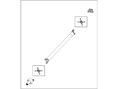 2013 Ram 3500 Drive Shaft - 5146509AC