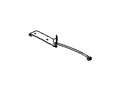 Mopar 55137010AC Baffle D Pillar 55137010AC Mopar Baffle D Pillar Illustration 1 of 1