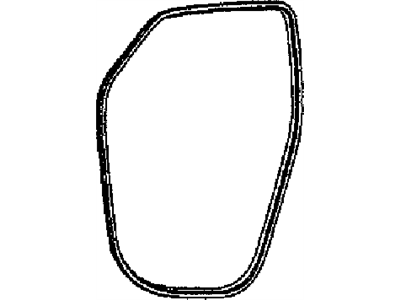 Chrysler UW64BD1AB WEATHERSTRIP Rear Door