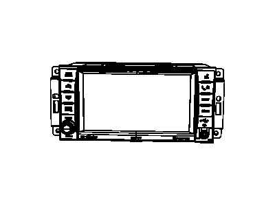 Dodge 5064247AJ RADIO MW/FM/DVD/HDD/MP3/RR CAMERA