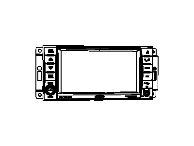 Mopar 5064737AA Radio Am / Fm / Dvd / Hdd / Nav / SDARS