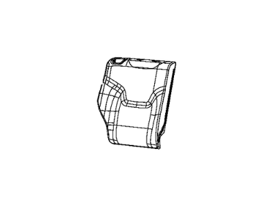 Mopar 6AM99LTUAA Cover Rear Seat Back 40% Side 6AM99LTUAA Mopar Cover Rear Seat Back 40% Side Illustration 1 of 1