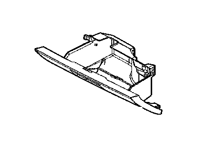 Mopar 5JY771D5AI Glove Box Instrument Panel 5JY771D5AI Mopar Glove Box Instrument Panel Illustration 1 of 1