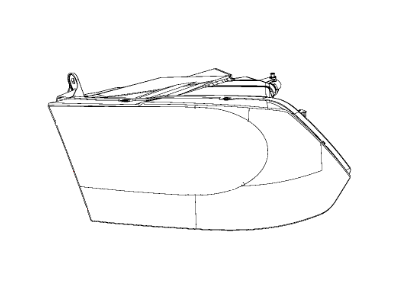 Ram 68093217AC LAMP Headlamp Park And Turn