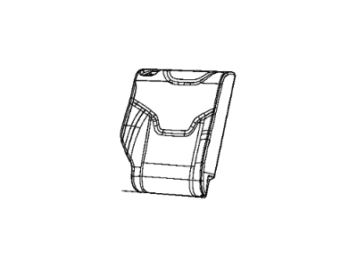 Mopar 6GB56DX9AB Cover Rear Seat Back 2ND Row Right