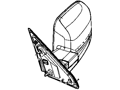 Dodge 55372070AE MIRROR Outside Rearview