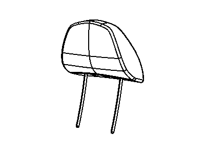 Chrysler 1RX16XT1AA HEADREST Front