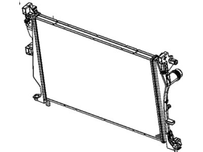 Mopar 68247217AA Radiator Engine Cooling