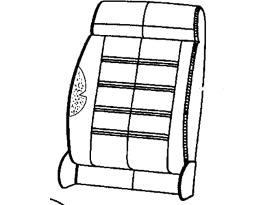 Mopar 6CS53LA8AA Cover Front Seat Back