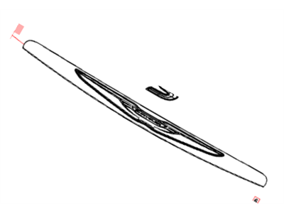 Dodge 68197930AA MOLDING Hood