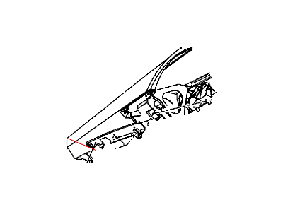 Mopar 5029102AE Fender Front Mopar 5029102AE Fender Front