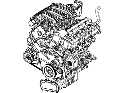 Chrysler RL136971AA ENGINE Long Block
