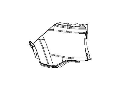 Jeep 68232303AB FASCIA Rear Upper