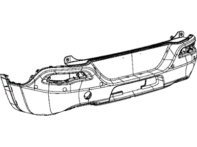 Jeep 68203262AC FASCIA Rear Lower