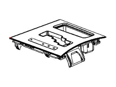 Chrysler 1UV08AAAAD BEZEL Gear Shift Indicator