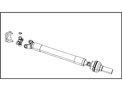 Ram Drive Shaft - 52123021AE