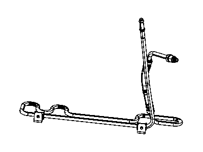 Mopar 4880913AA Hose Power Steering Pressure 4880913AA Mopar Hose Power Steering Pressure Illustration 1 of 1