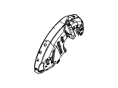 Dodge 5074095AE PANEL Rear Wheelhouse Inner