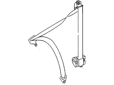 Dodge 1WL69DX9AA SEAT BELT Front Outer